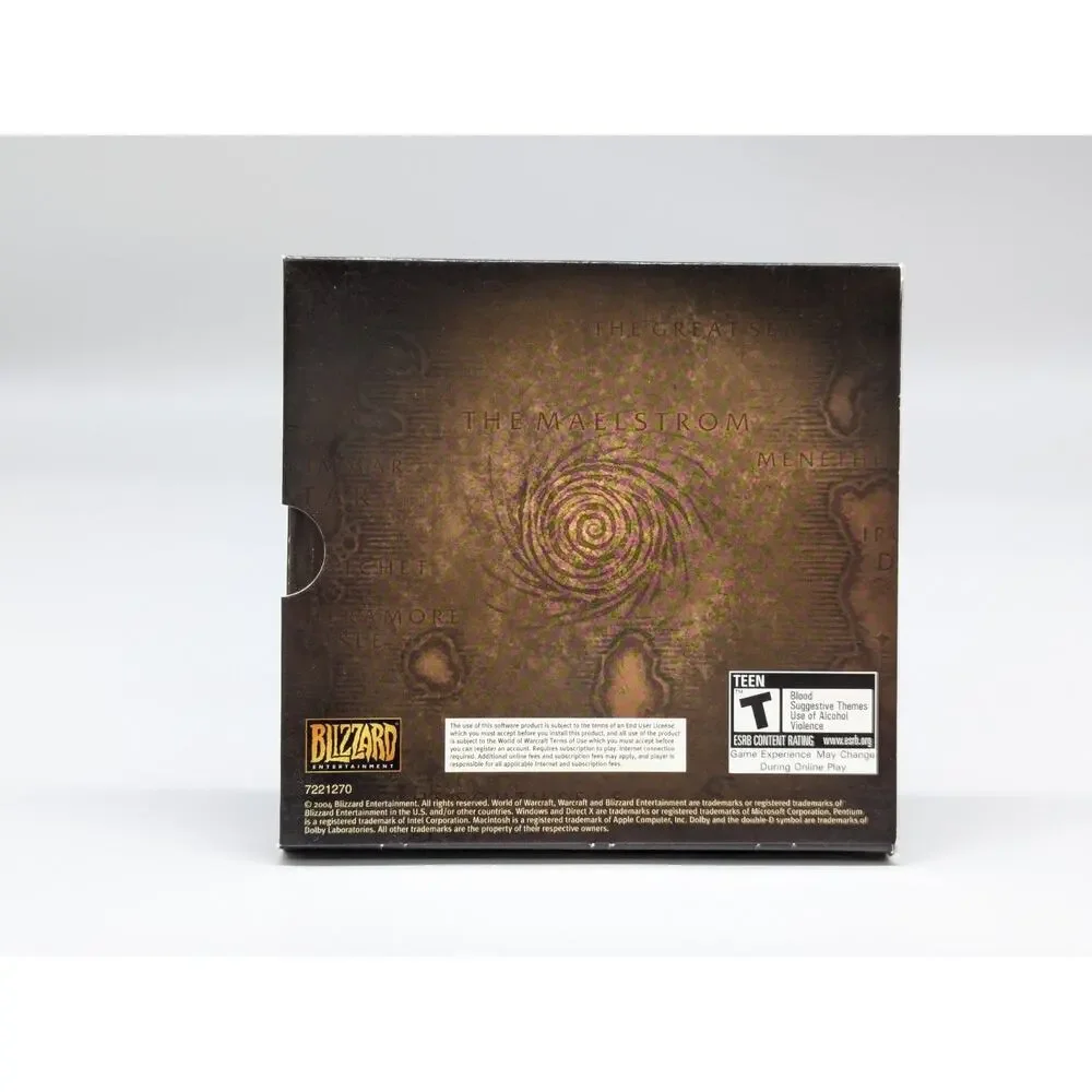 World of Warcraft Windows Mac, 2004 5 Disc Set PC Video Game Complete Manual